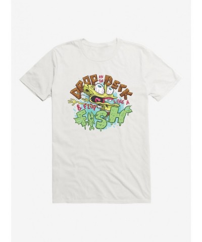 Exclusive Price SpongeBob SquarePants Drop On The Deck and Flop T-Shirt $7.27 T-Shirts