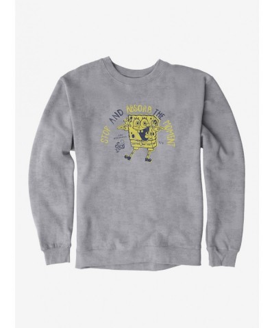 Flash Deal SpongeBob SquarePants Absorb The Moment Sweatshirt $14.46 Sweatshirts