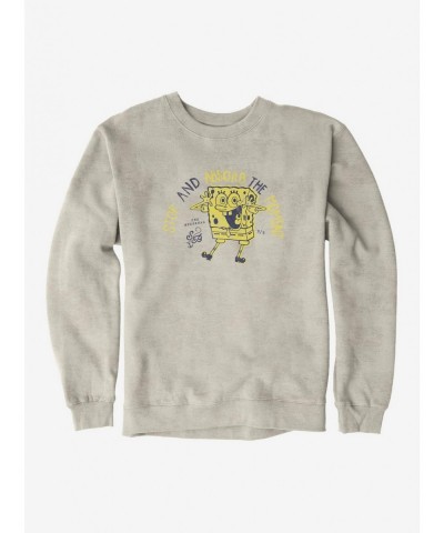 Flash Deal SpongeBob SquarePants Absorb The Moment Sweatshirt $14.46 Sweatshirts