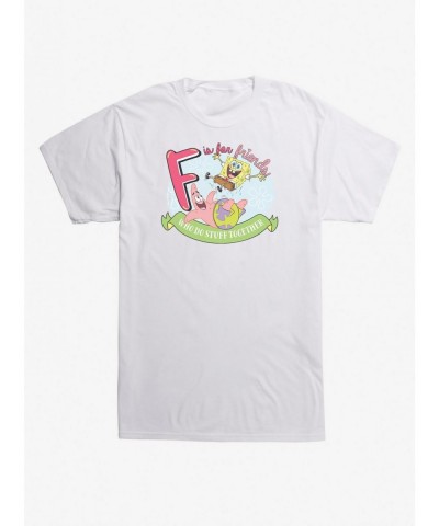 Pre-sale Discount Spongebob Squarepants F Is For Friends T-Shirt $9.18 T-Shirts