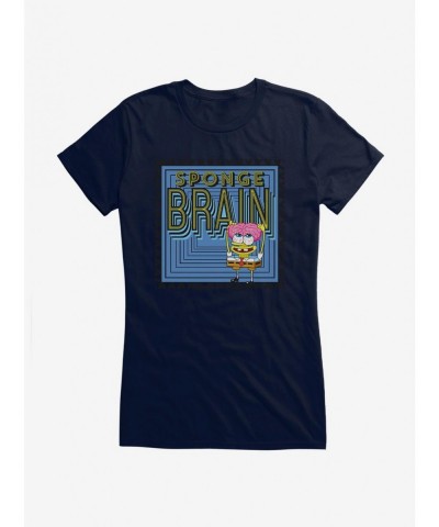 Unique SpongeBob SquarePants Sponge Brain Girls T-Shirt $9.56 T-Shirts