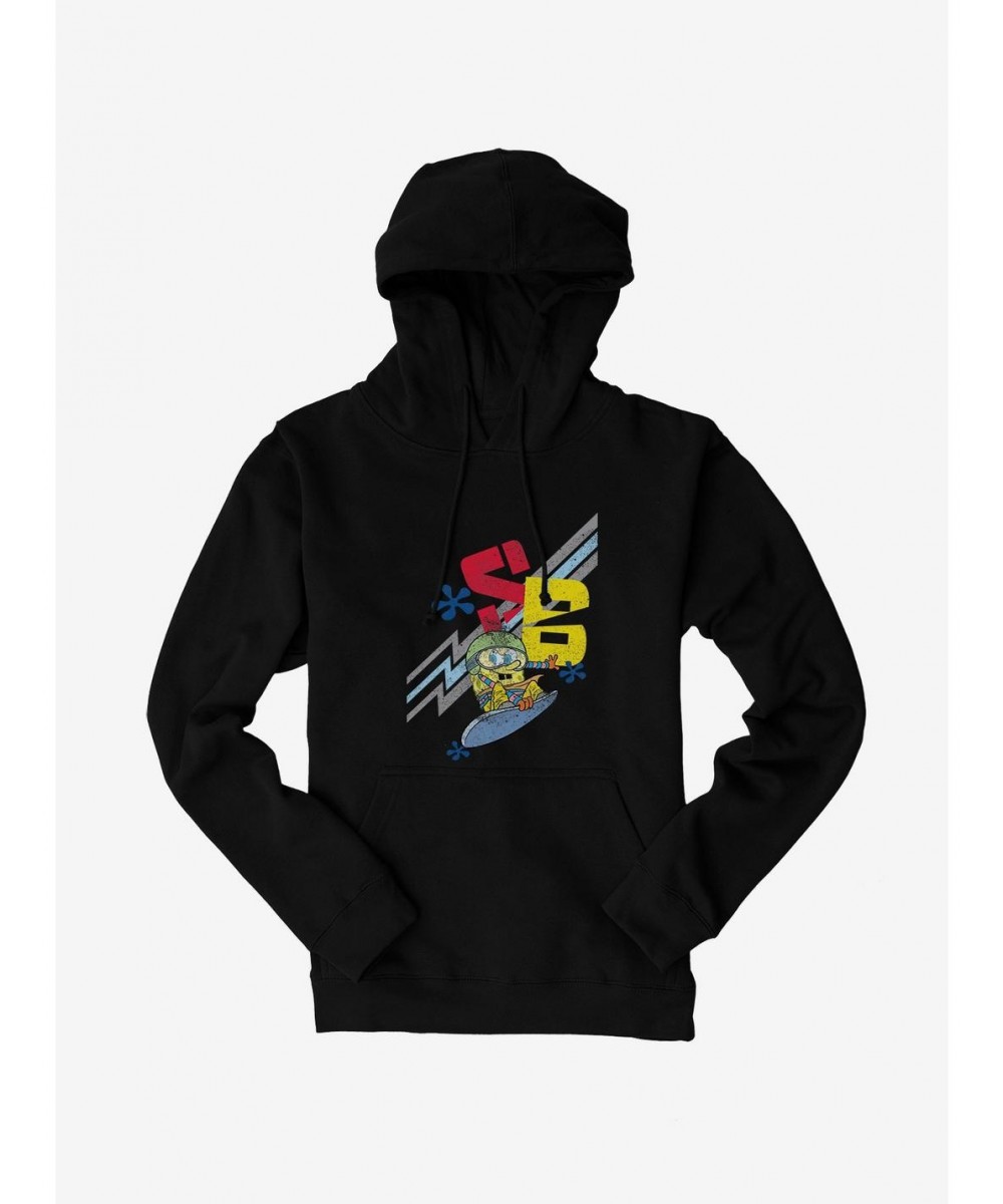 Pre-sale SpongeBob SquarePants Snowboarding Hoodie $14.37 Hoodies