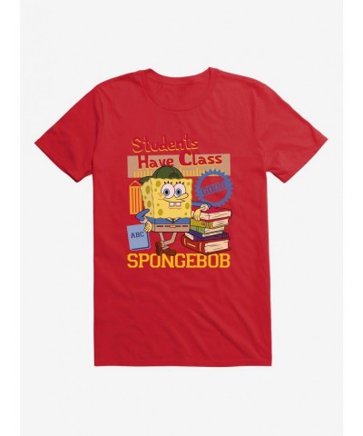 Discount SpongeBob SquarePants Students Have Class T-Shirt $6.50 T-Shirts