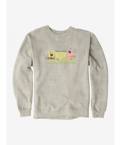 Big Sale SpongeBob SquarePants Happy Hanukkah Duo Sweatshirt $12.40 Sweatshirts