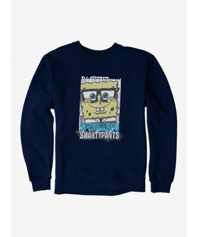 Discount SpongeBob SquarePants SpongeBob SmartyPants Heather Grey Sweatshirt $10.92 Sweatshirts