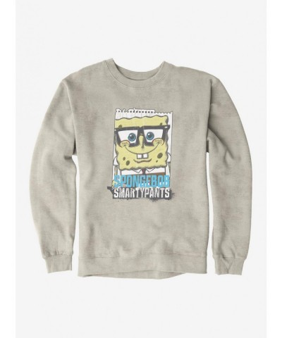 Discount SpongeBob SquarePants SpongeBob SmartyPants Heather Grey Sweatshirt $10.92 Sweatshirts