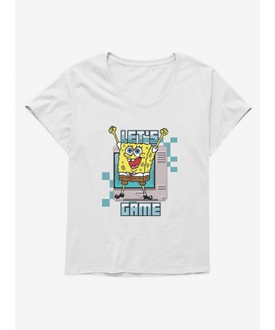 Value Item SpongeBob SquarePants Let's Game Girls T-Shirt Plus Size $10.76 T-Shirts