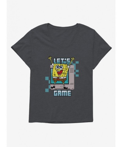 Value Item SpongeBob SquarePants Let's Game Girls T-Shirt Plus Size $10.76 T-Shirts