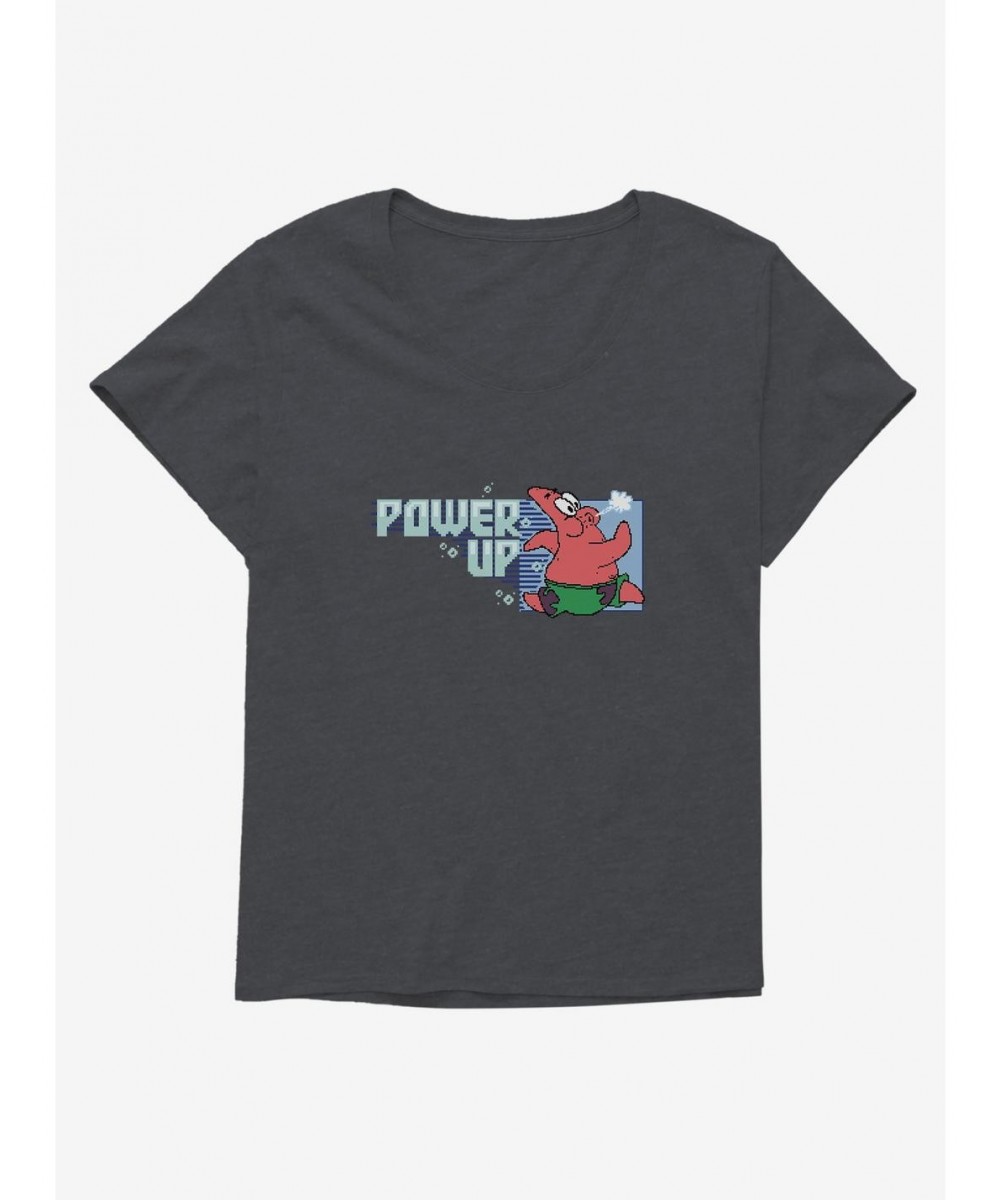 Limited-time Offer SpongeBob SquarePants Power Up Patrick Girls T-Shirt Plus Size $10.52 T-Shirts