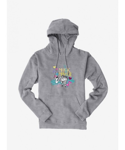 Pre-sale SpongeBob SquarePants Saxophone Playin' Music Maker Hoodie $15.09 Hoodies