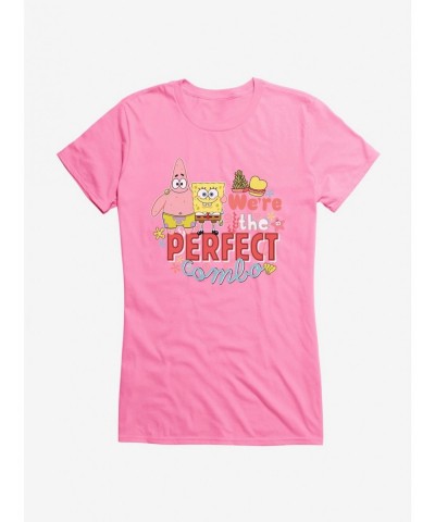 Pre-sale Discount SpongeBob SquarePants We're The Perfect Combo Girls T-Shirt $9.56 T-Shirts