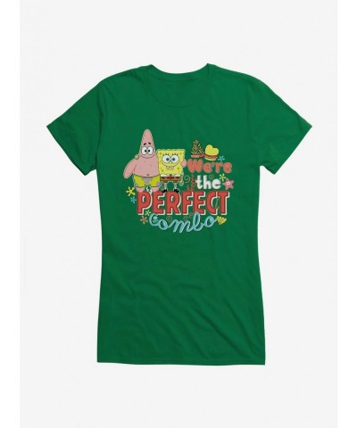 Pre-sale Discount SpongeBob SquarePants We're The Perfect Combo Girls T-Shirt $9.56 T-Shirts