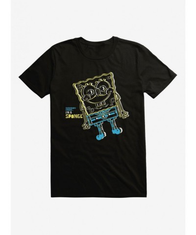 Cheap Sale SpongeBob SquarePants I'm A Sponge Sketch T-Shirt $6.69 T-Shirts