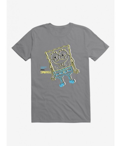 Cheap Sale SpongeBob SquarePants I'm A Sponge Sketch T-Shirt $6.69 T-Shirts