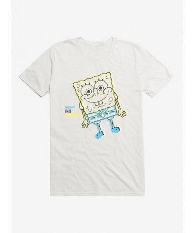 Cheap Sale SpongeBob SquarePants I'm A Sponge Sketch T-Shirt $6.69 T-Shirts