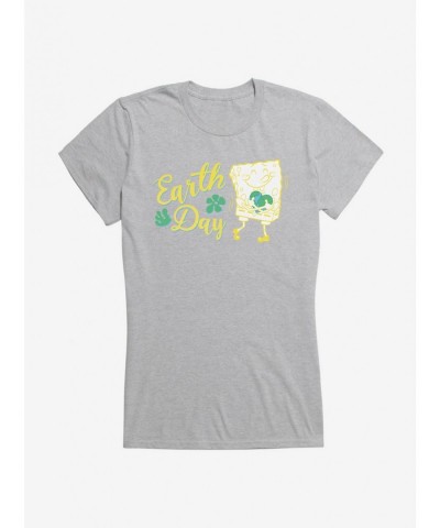 Wholesale SpongeBob SquarePants Earth Day Gold Sketch Girls T-Shirt $6.57 T-Shirts